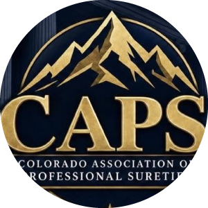 CAPS Logo Colorado Association of Professional Sureties (CAPS) logo